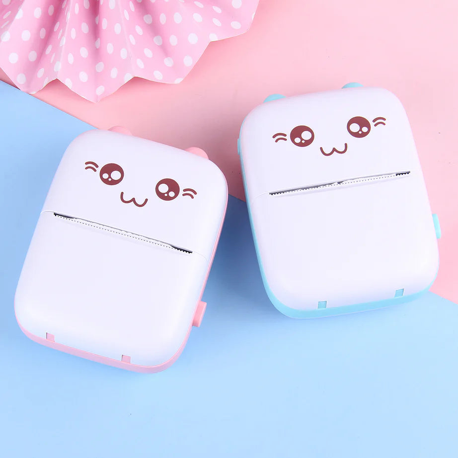 Portable Mini Bluetooth Thermal Printer – Wireless Inkless Pocket Printer for Notes, Labels & Photos KhaatMart