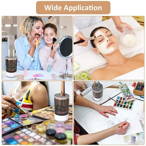 Electric Makeup Brush Cleaner – Automatic Deep Cleaning & Quick Drying Tool