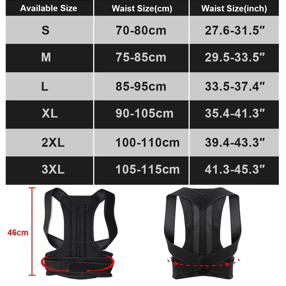 Posture Belt – Back Support & Pain Relief for Better Posture