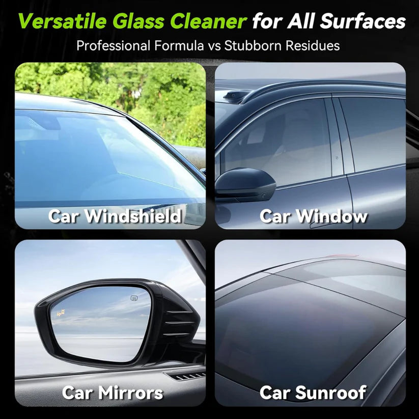 Universal Glass Cleaner – Streak-Free Shine for Mirrors & Car Glass