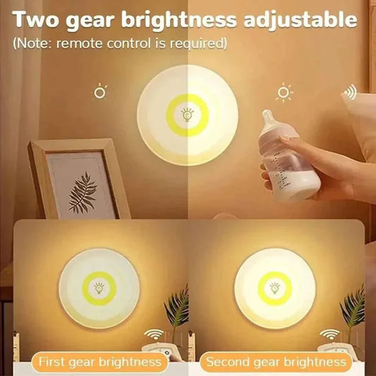Tap LED Light with Remote Control – Self-Adhesive Cabinet & Wardrobe Light