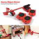 Moveable Furniture Tool – Heavy Duty Furniture Lifter & Mover Set for Home, Office & Shifting KhaatMart