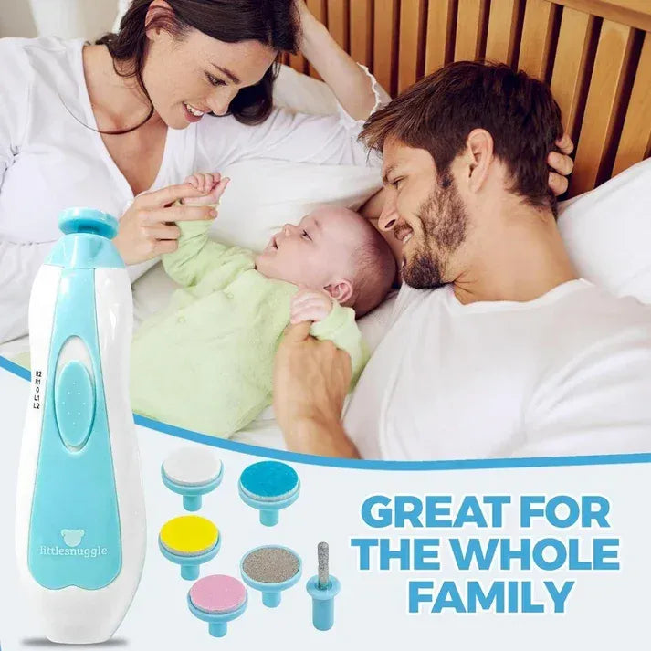 Baby Electric Nail Trimmer – Safe Nail Cutter & File Kit for Newborns