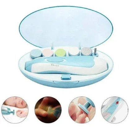Baby Electric Nail Trimmer – Safe Nail Cutter & File Kit for Newborns