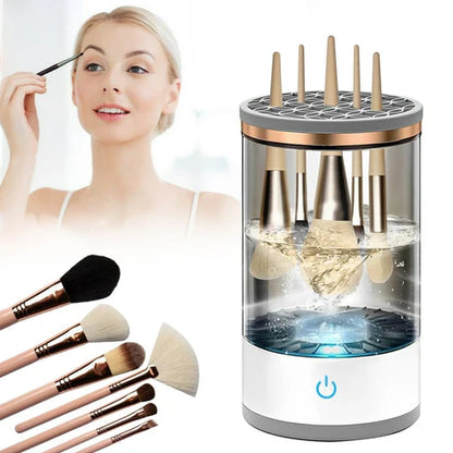 Electric Makeup Brush Cleaner – Automatic Deep Cleaning & Quick Drying Tool
