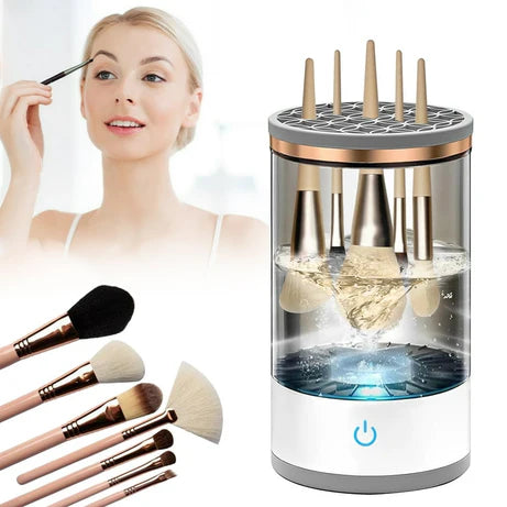 Electric Makeup Brush Cleaner – Automatic Deep Cleaning & Quick Drying Tool