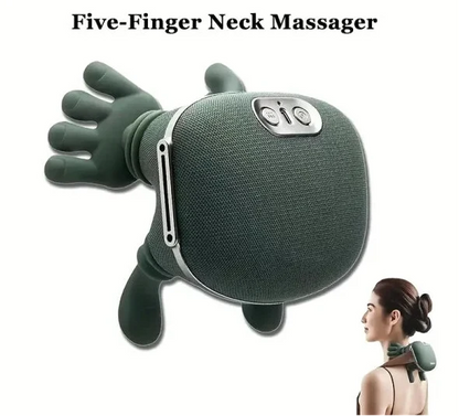 Smart Finger Pressure Neck Massager – Electric Deep Kneading Heated Massager
