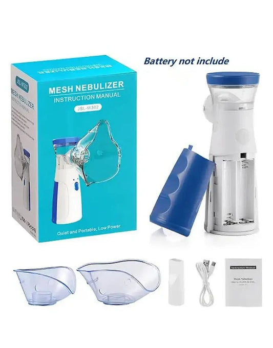 Portable Mesh Nebulizer Machine – Quiet Personal Inhaler for Adults & Kids