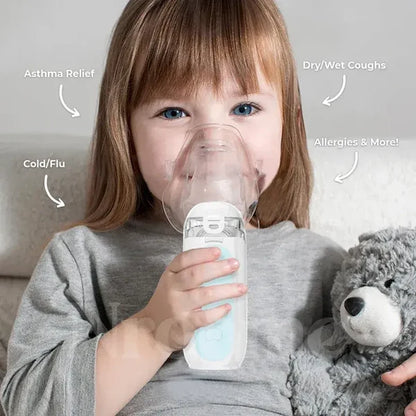 Portable Mesh Nebulizer Machine – Quiet Personal Inhaler for Adults & Kids
