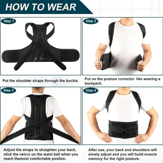 Posture Belt – Back Support & Pain Relief for Better Posture