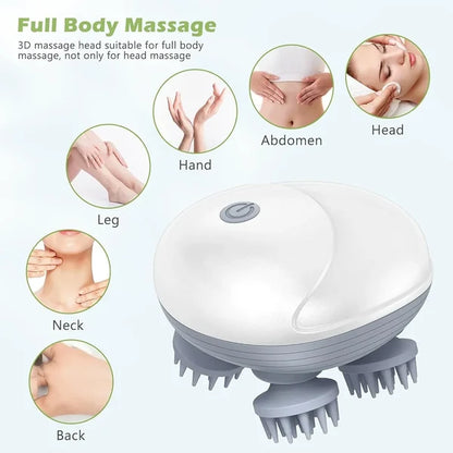 Smart Scalp Massager – Electric Head Massager for Relaxation