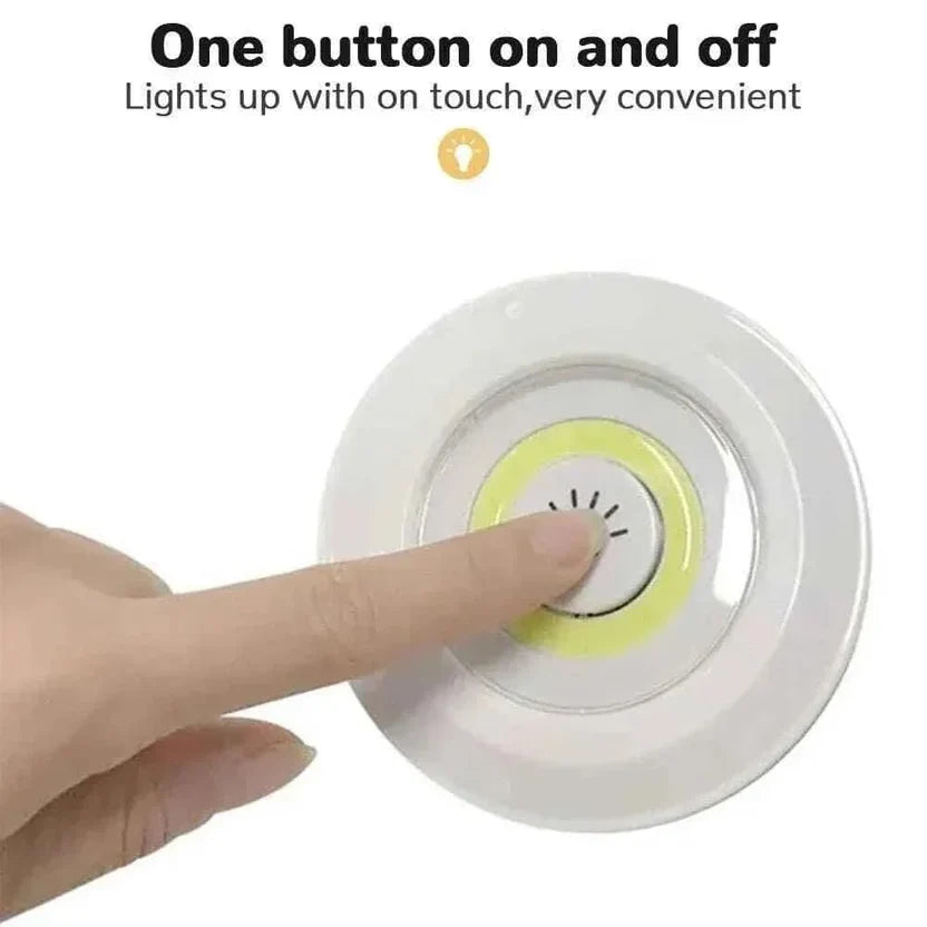 Tap LED Light with Remote Control – Self-Adhesive Cabinet & Wardrobe Light